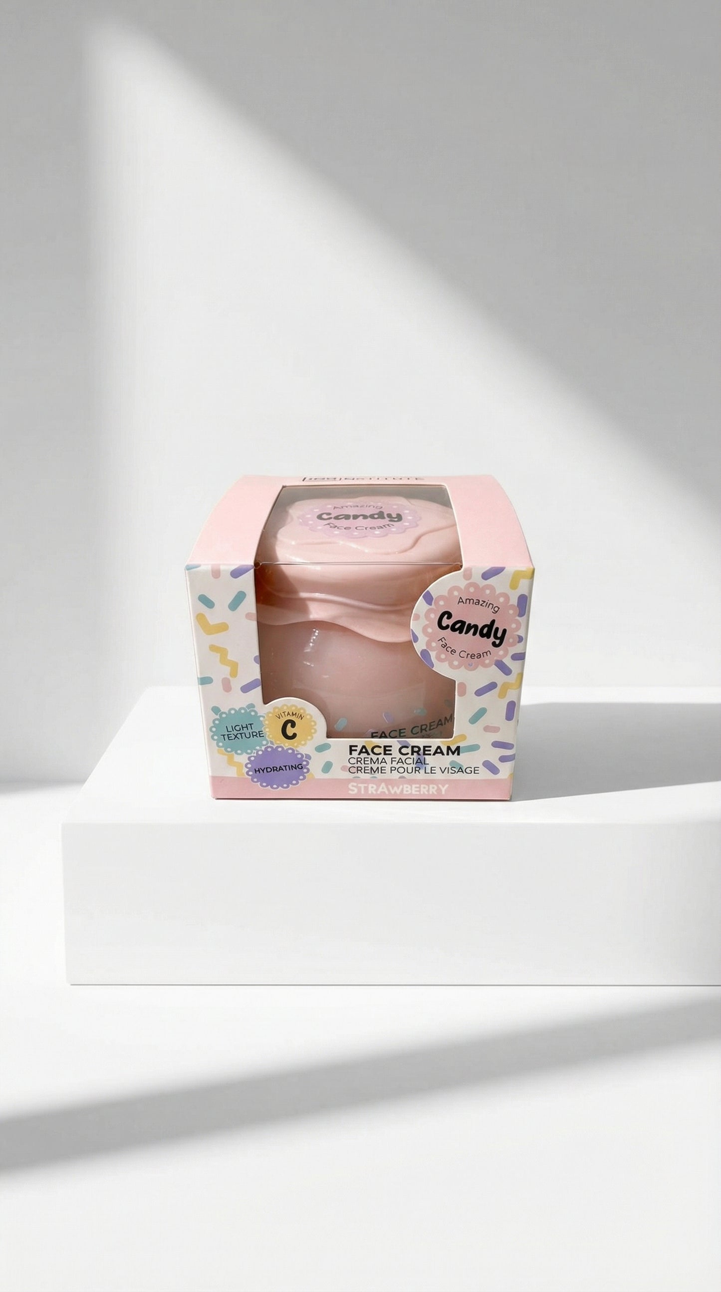 IDC Institute Candy Crema Viso Idratante Fragola Vitamina C Rosa